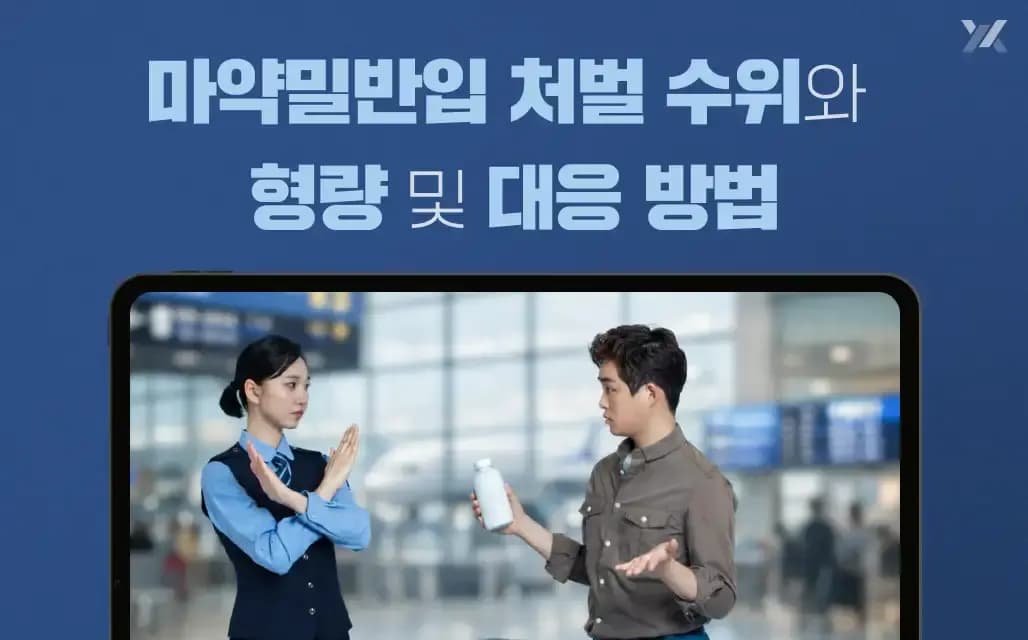 마약밀반입 처벌 수위와 형량 및 대응 방법